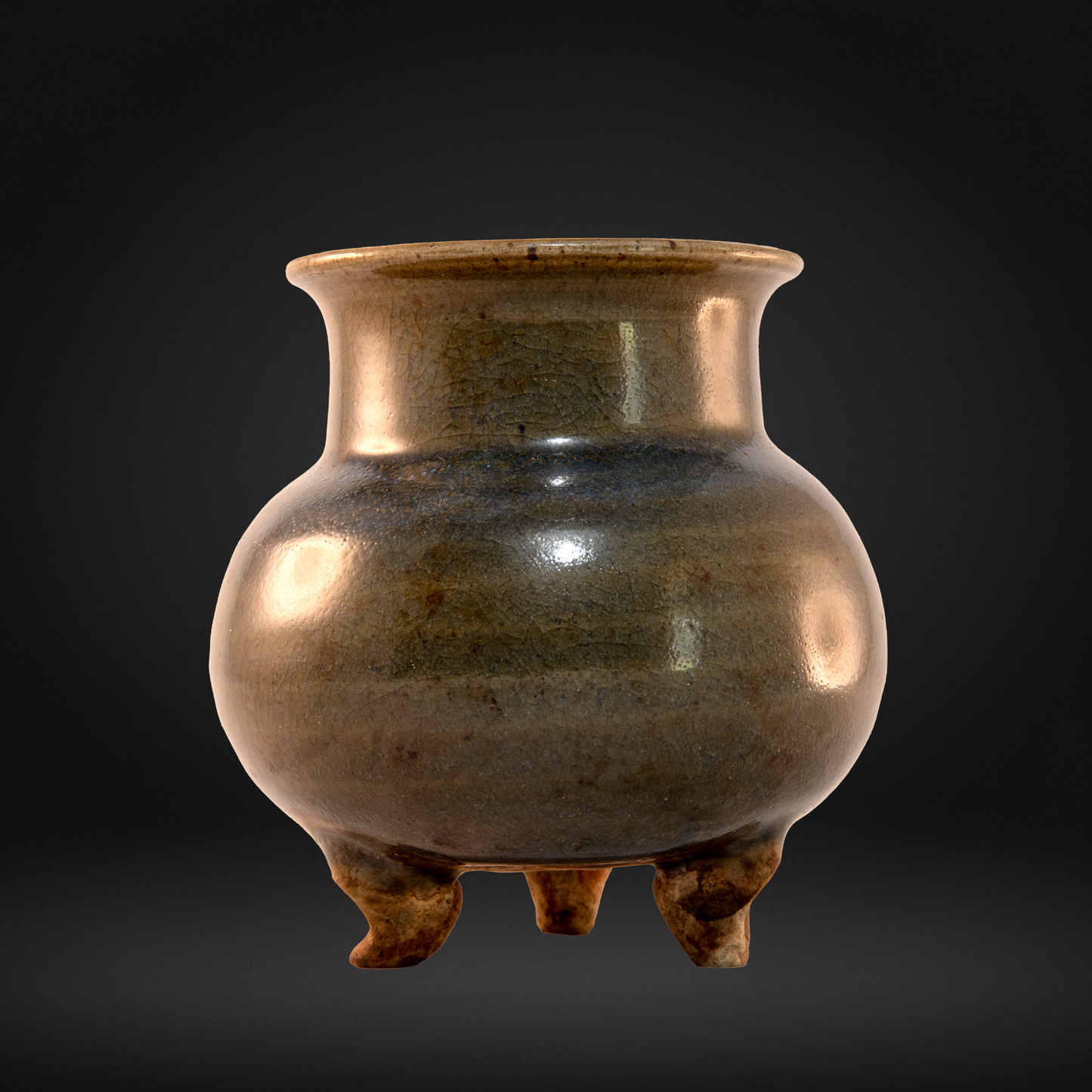 Shoji Hamada (1894-1978) for Leach Pottery 1920-22, Yuan Jun Yao Glaze Censor