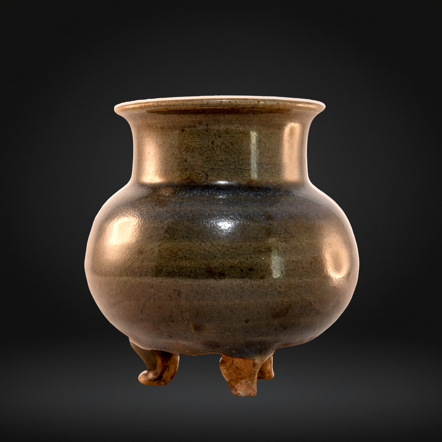 Shoji Hamada (1894-1978) for Leach Pottery 1920-22, Yuan Jun Yao Glaze Censor