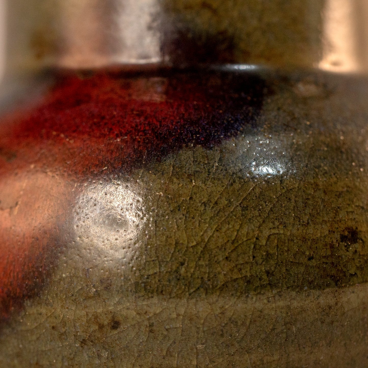 Shoji Hamada (1894-1978) for Leach Pottery 1920-22, Yuan Jun Yao Glaze Censor